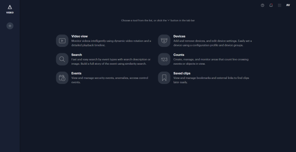 Operator dashboard screen